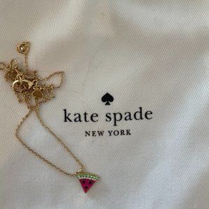 Kate Spade Picnic Perfect Watermelon Mini Pendant Necklace
